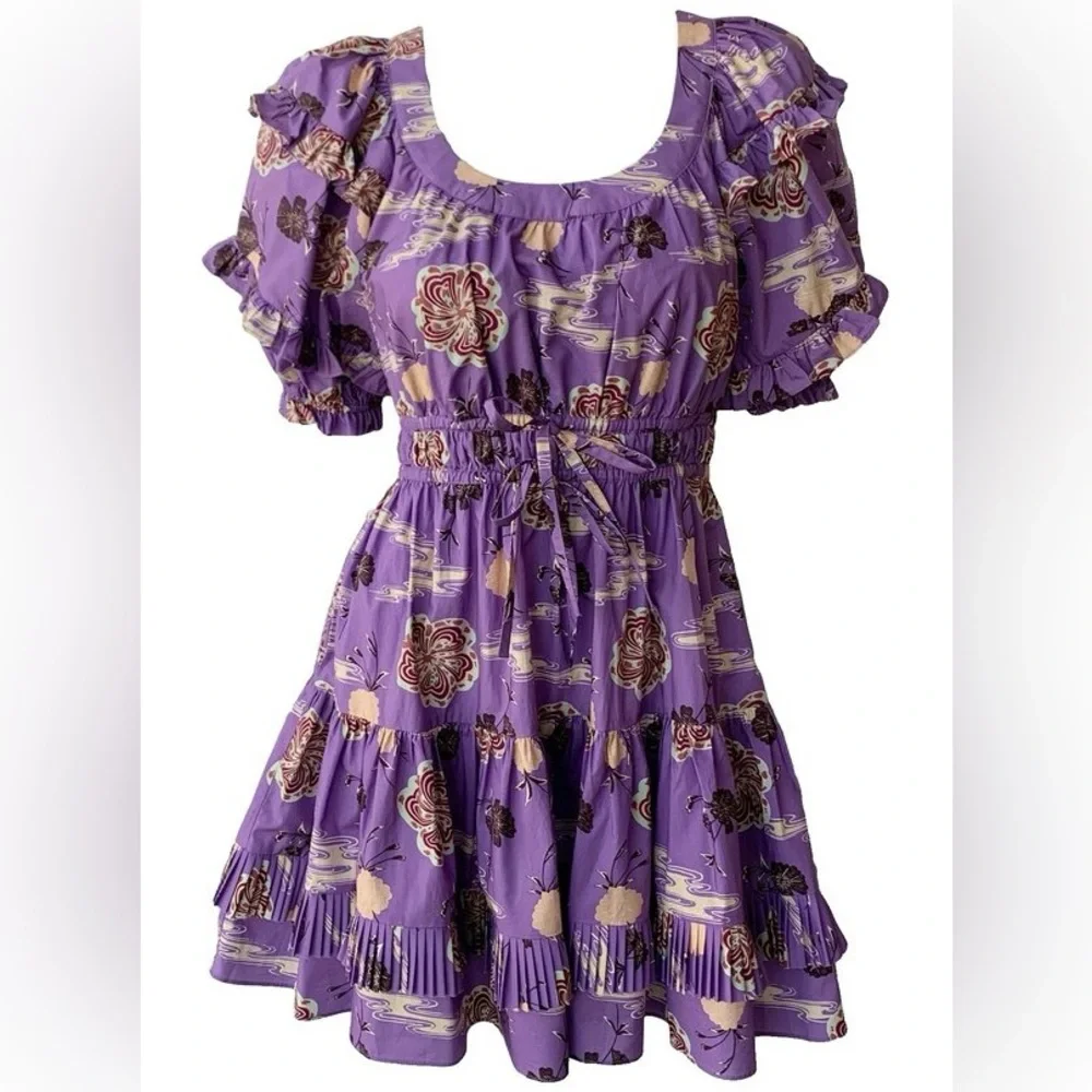 ULLA JOHNSON Naomi Dress in Zinnia - Picture 5 of 6